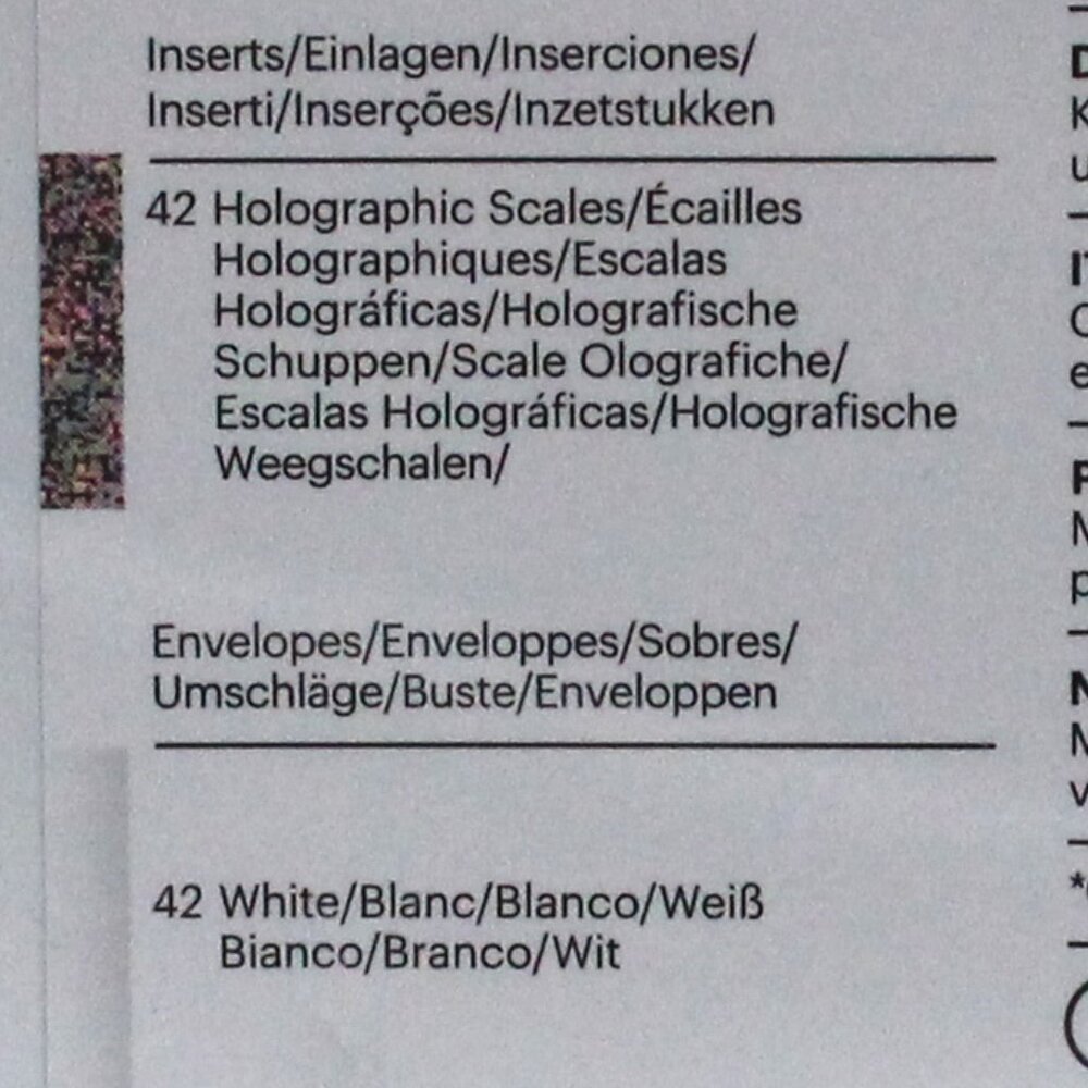 Cricut 42 R10 Rainbow Scales Sampler Insert Cards Envelopes - Picture 7 of 13